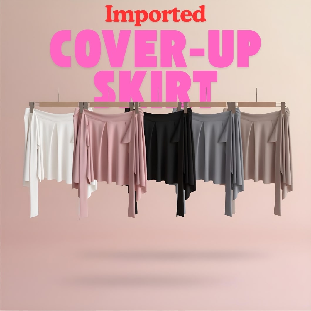 Yoga Pants Cover-Up & Detachable Skirt for Sports and Fitness