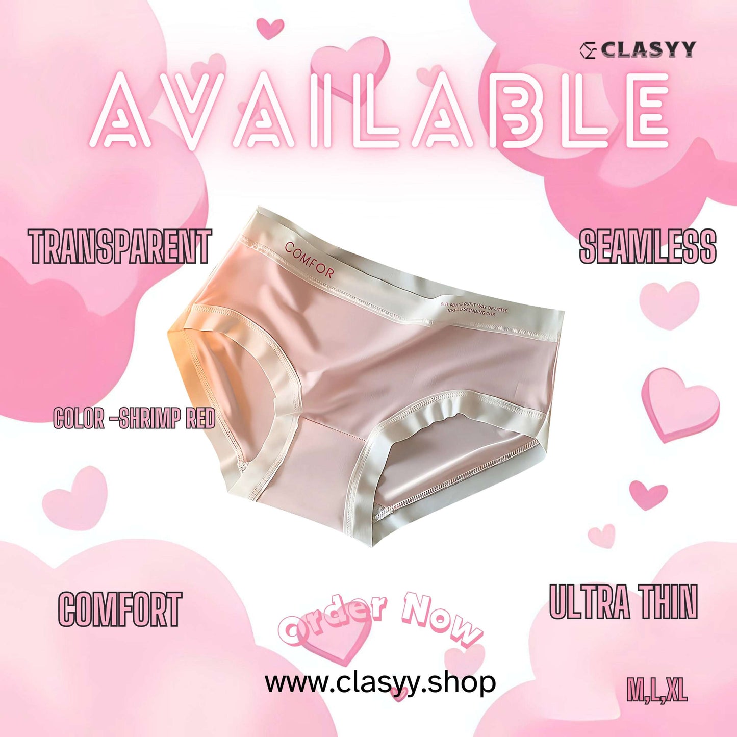 Skin-friendly Girl's Ice Silk Underwear Sweet and Comfortable Simple | Underwear for Women