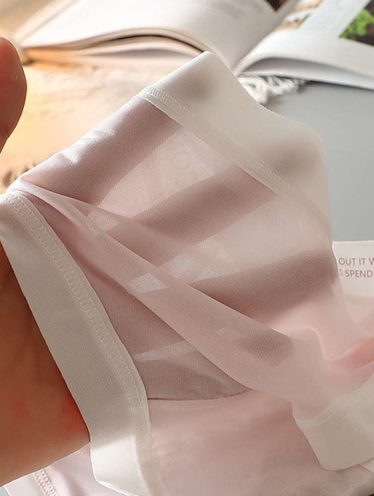 Skin-friendly Girl's Ice Silk Underwear Sweet and Comfortable Simple | Underwear for Women