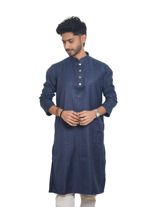 Blue Limited Edition Eid Panjabi Premium Quality