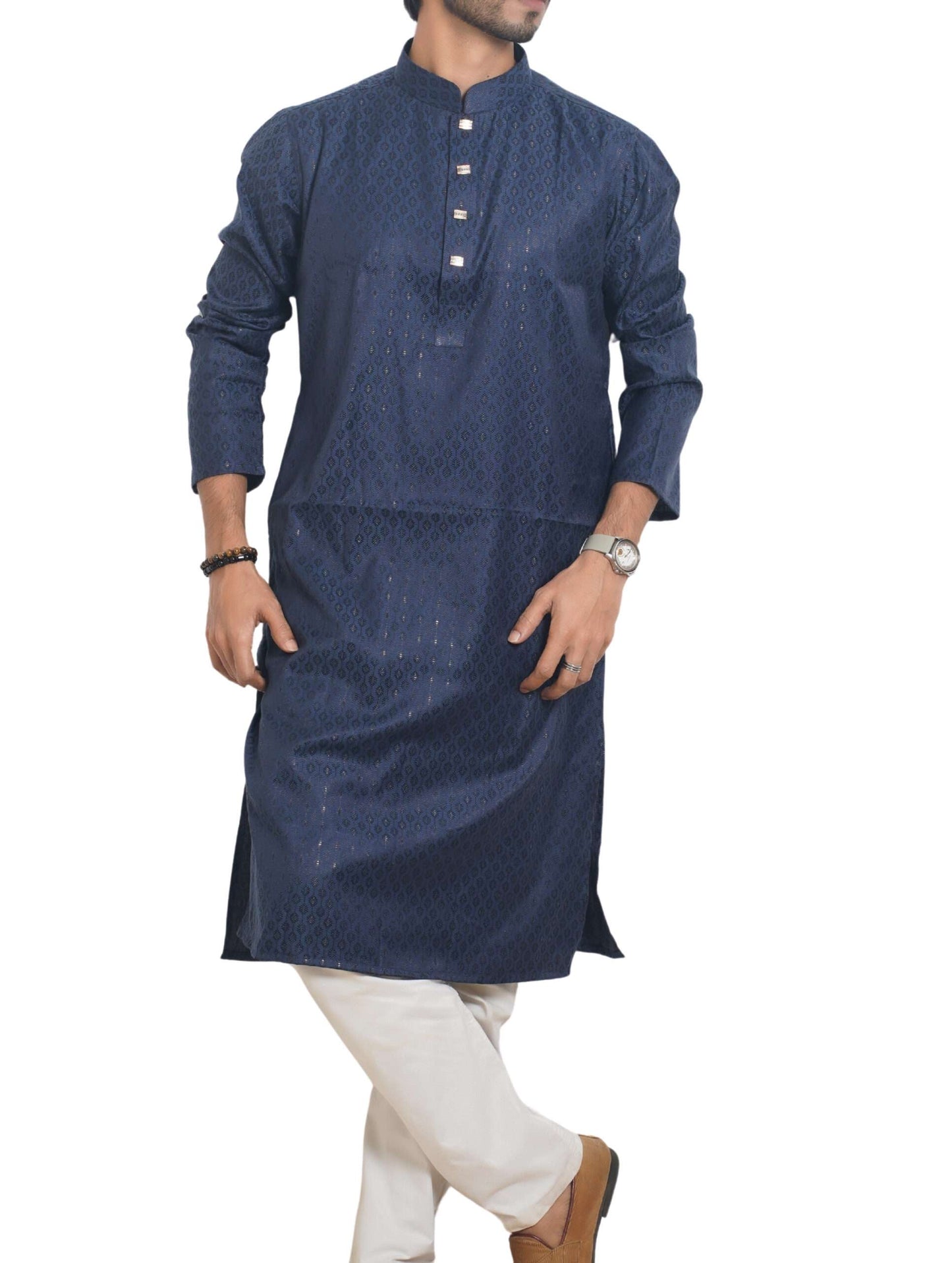 Blue Limited Edition Eid Panjabi Premium Quality