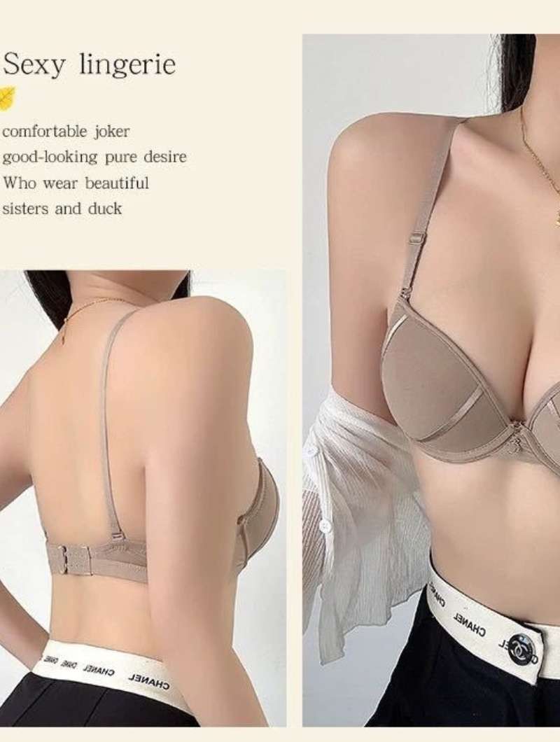 Premium Seamless Upper Support, Adjustable & Comfortable Push Up Bra Anti-Sagging
