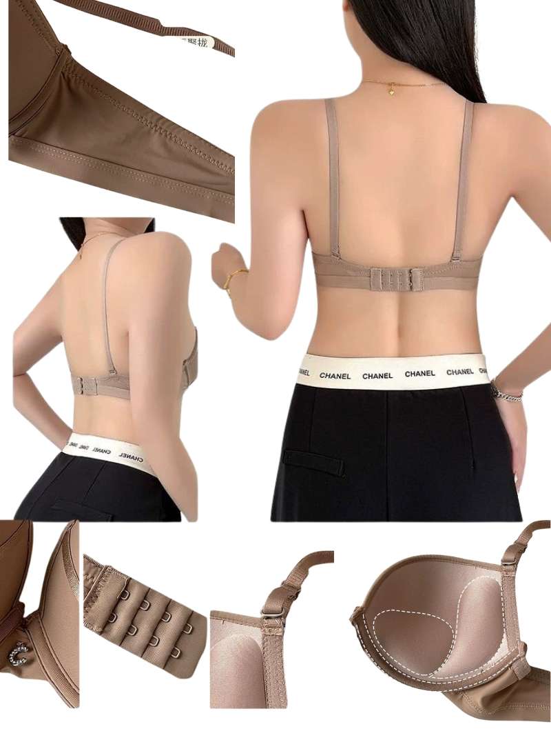 Premium Seamless Upper Support, Adjustable & Comfortable Push Up Bra Anti-Sagging