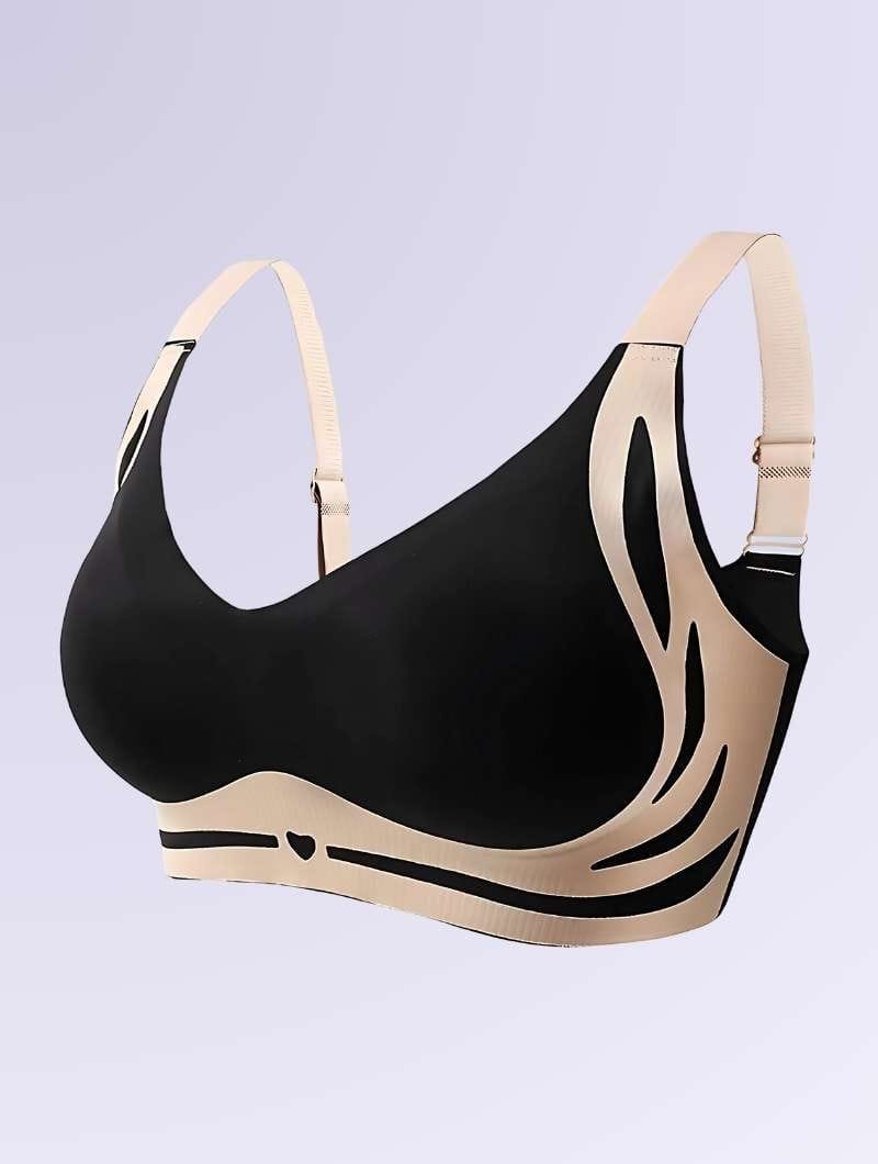 Push Up Bra Beautiful Back Traceless Upper Support, Adjustable & Comfortable Anti-Sagging