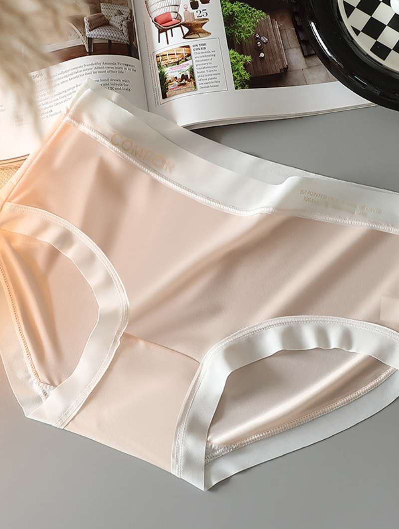 Skin-friendly Girl's Ice Silk Underwear Sweet and Comfortable Simple | Underwear for Women
