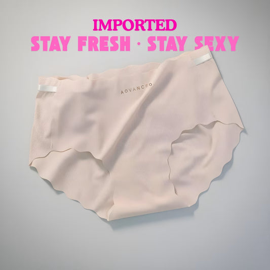 Summer Ice Silk Traceless Mid-Waist Panty