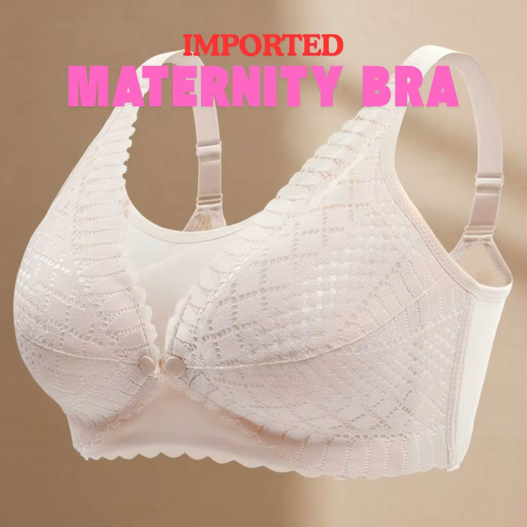 Postpartum Nursing Bra for Breastfeeding Mothers, Maternity Bra with Front Opening