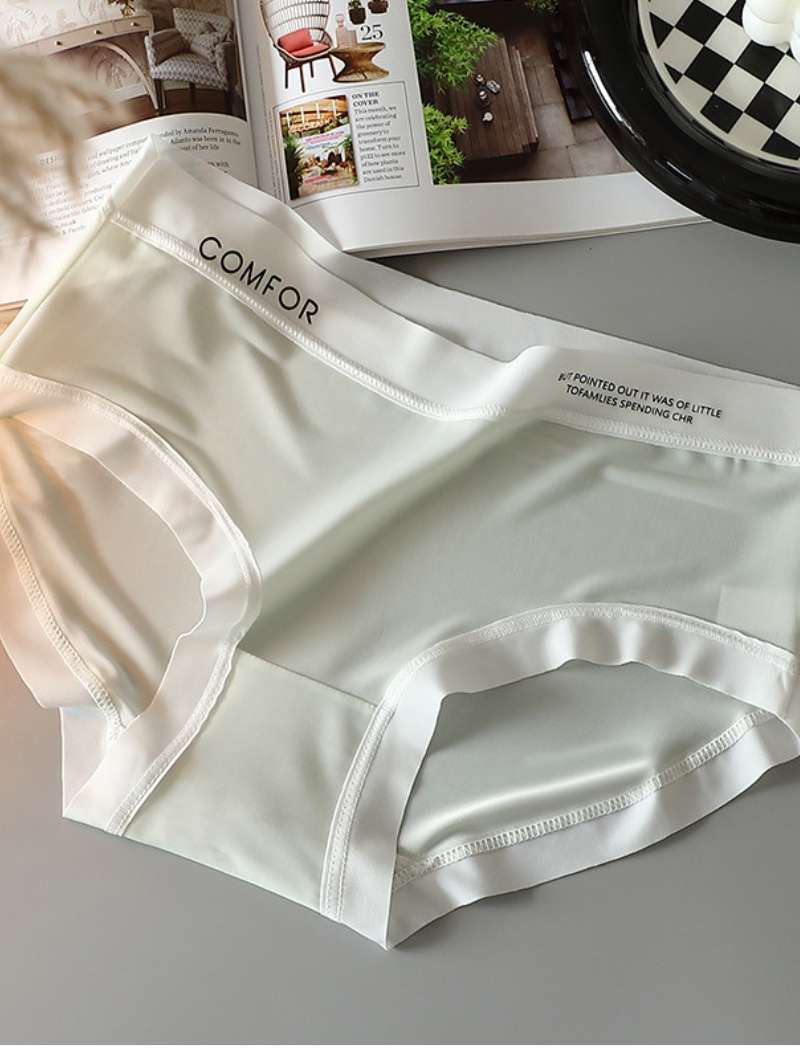 Skin-friendly Girl's Ice Silk Underwear Sweet and Comfortable Simple | Underwear for Women