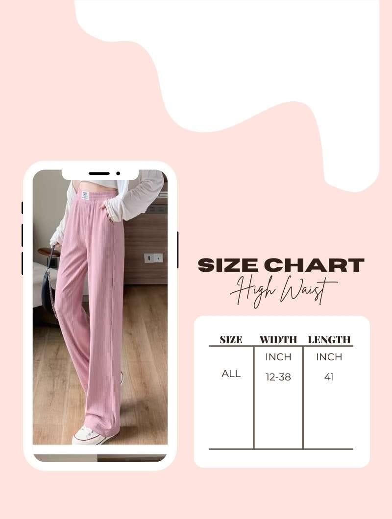 Women's Summer Thin Narrow Wide Leg Trousers