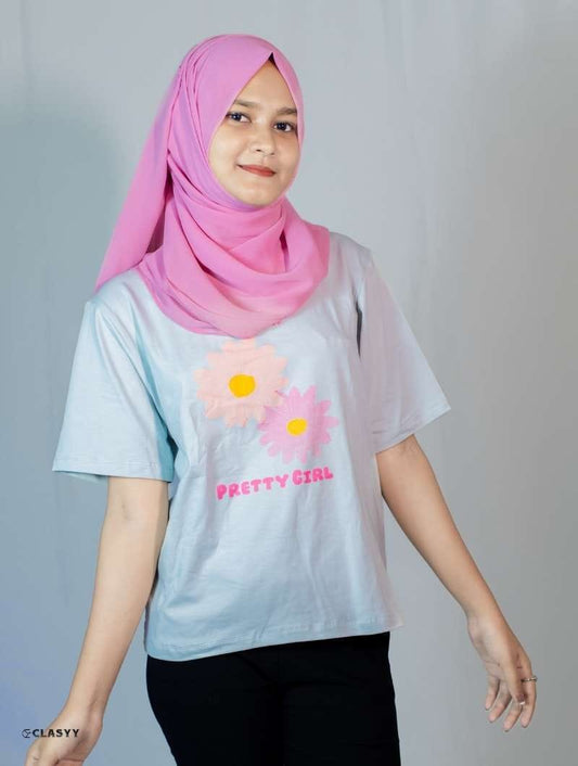 Women Summer Printed Short-sleeved T-shirt