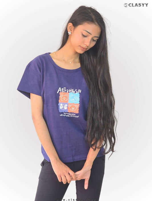 Women's T-shirt Half Sleeve