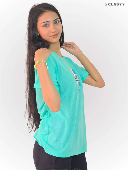 Women's T-shirt Half Sleeve Rabbit