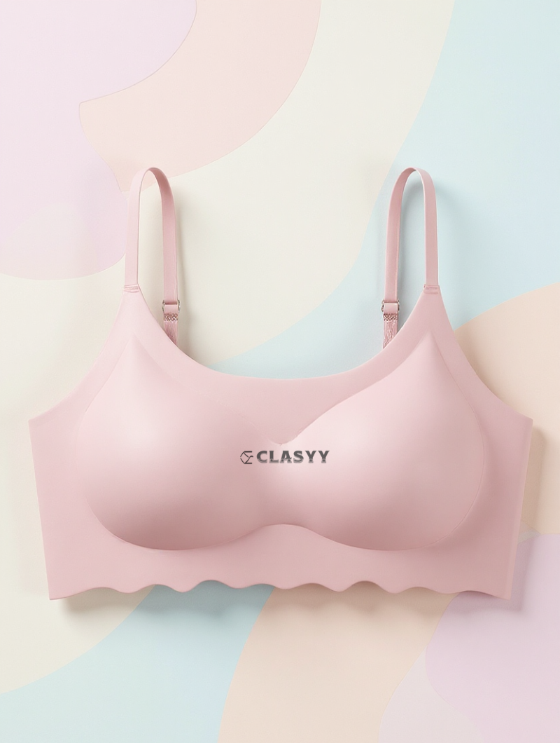 Seamless Ice Silk Upper Support, Back Wrapped & Comfortable Push Up Bra Anti-Sagging