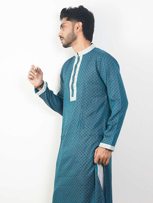 Limited Edition Eid Panjabi Premium Quality - Turquoise