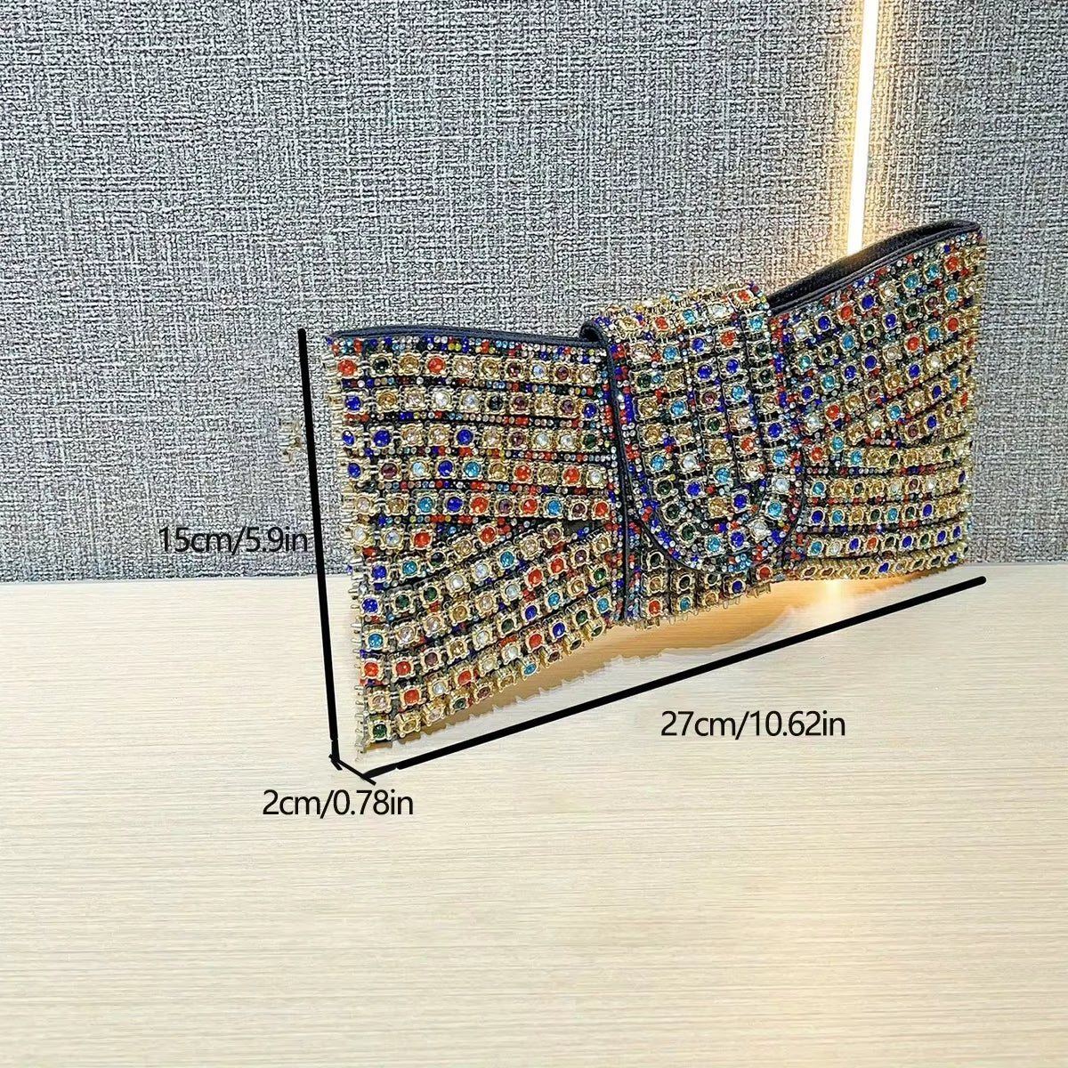 Vintage Diamond Banquet Clutch – Elegant Women’s Evening Handbag
