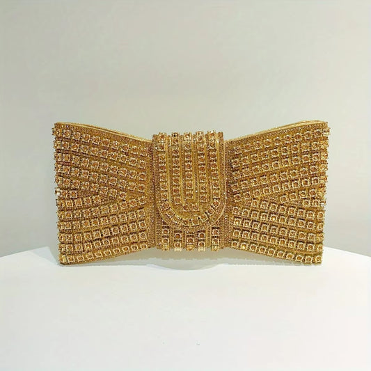 Vintage Diamond Banquet Clutch – Elegant Women’s Evening Handbag