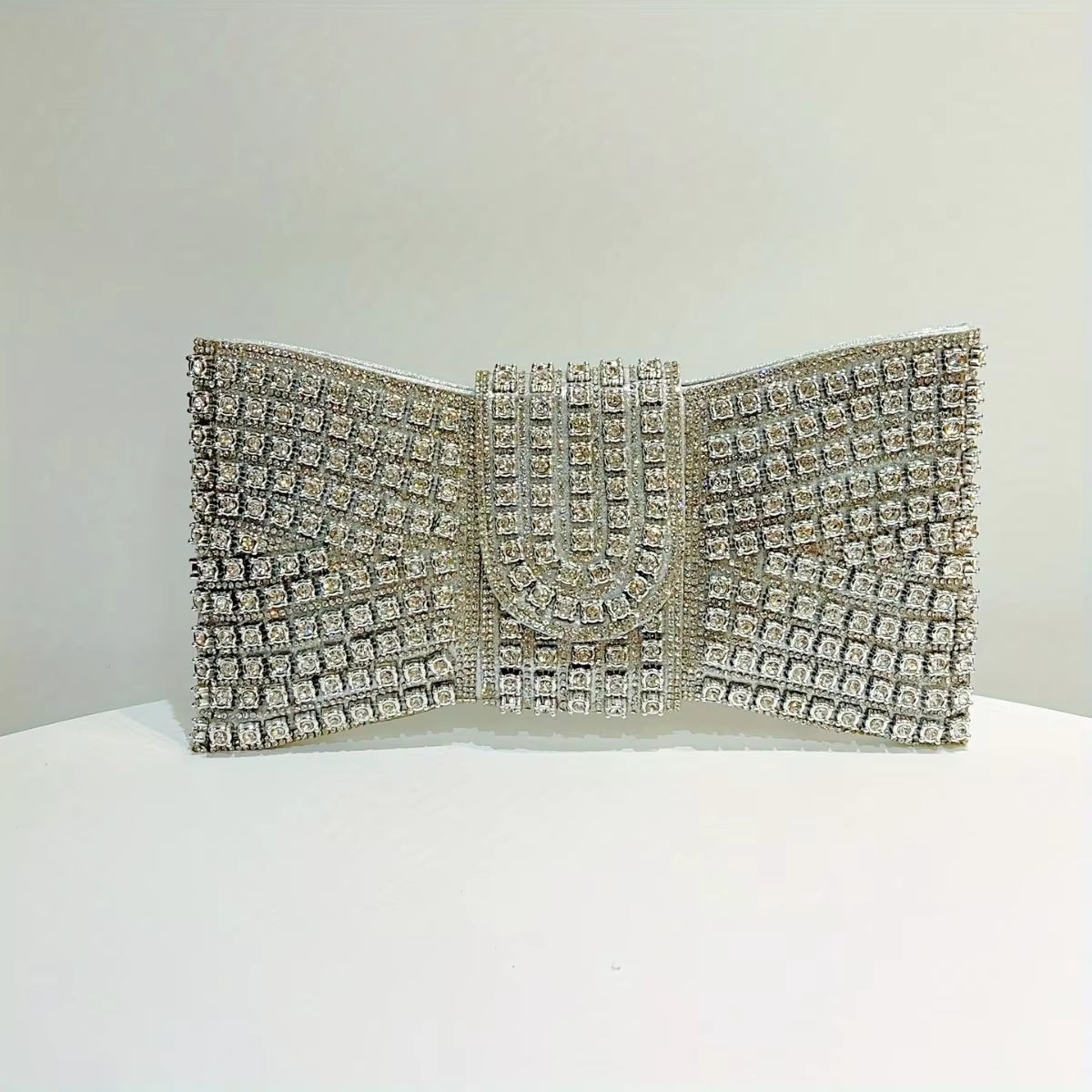 Vintage Diamond Banquet Clutch – Elegant Women’s Evening Handbag