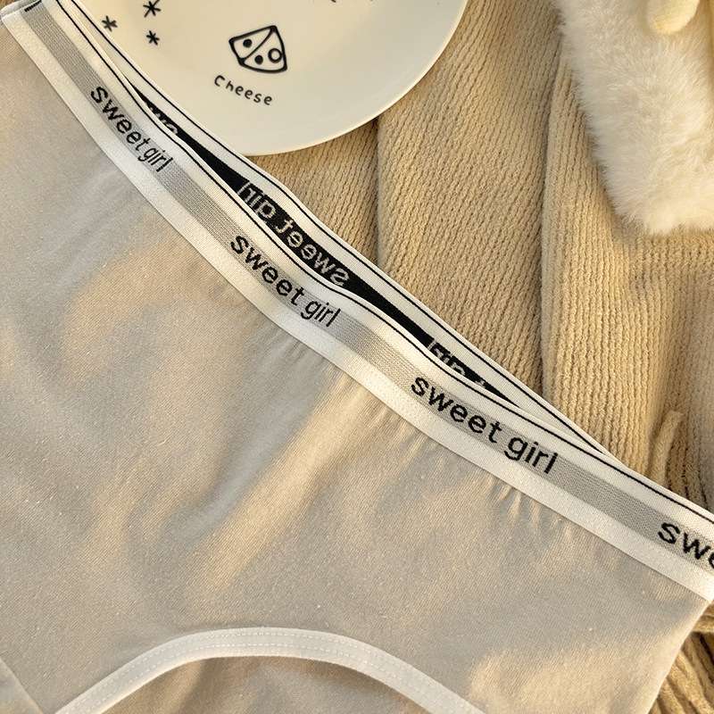 Mid-Waist Traceless Briefs Girls' Underwear Pure Cotton