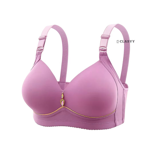 Plus size thin cup shiny bra, large size sexy bralette, supportive sports bra for women