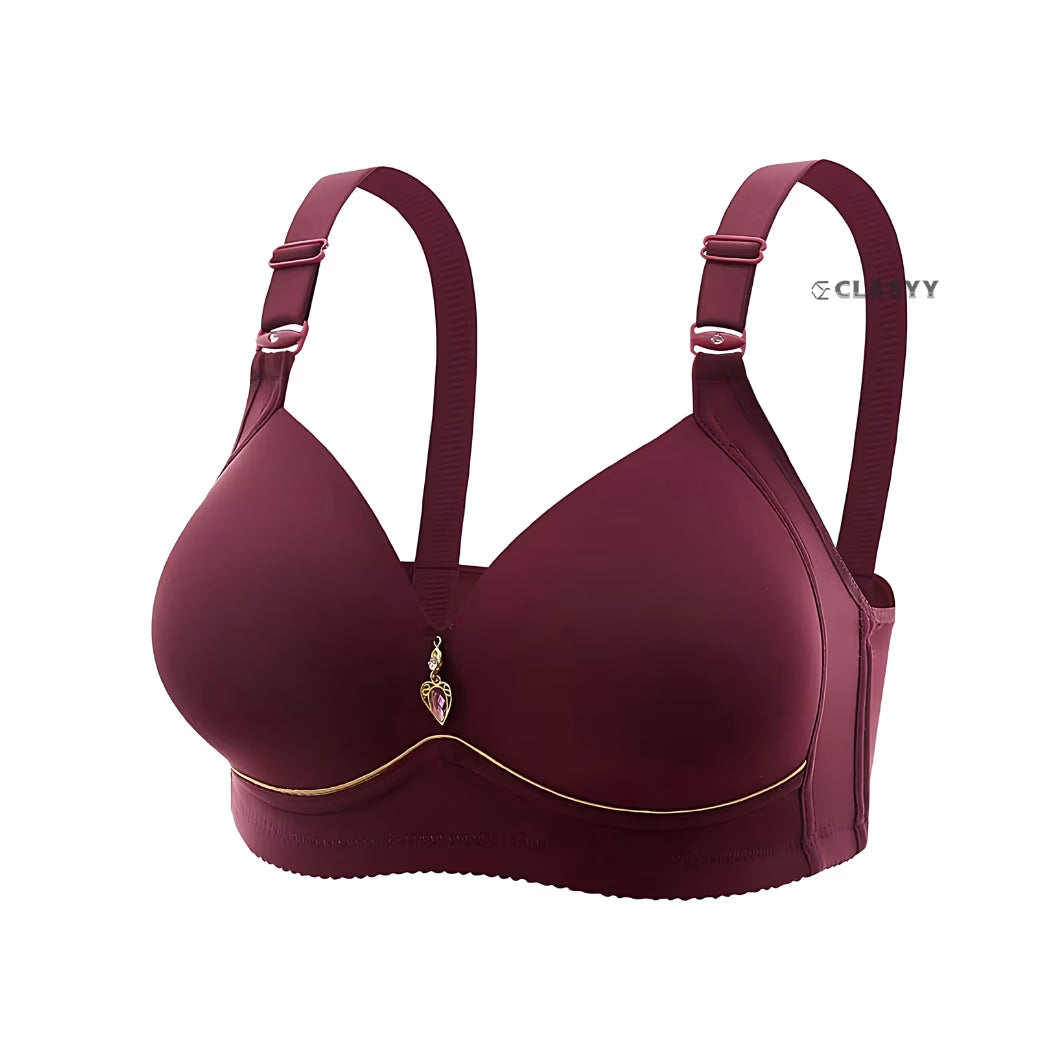 Plus size thin cup shiny bra, large size sexy bralette, supportive sports bra for women