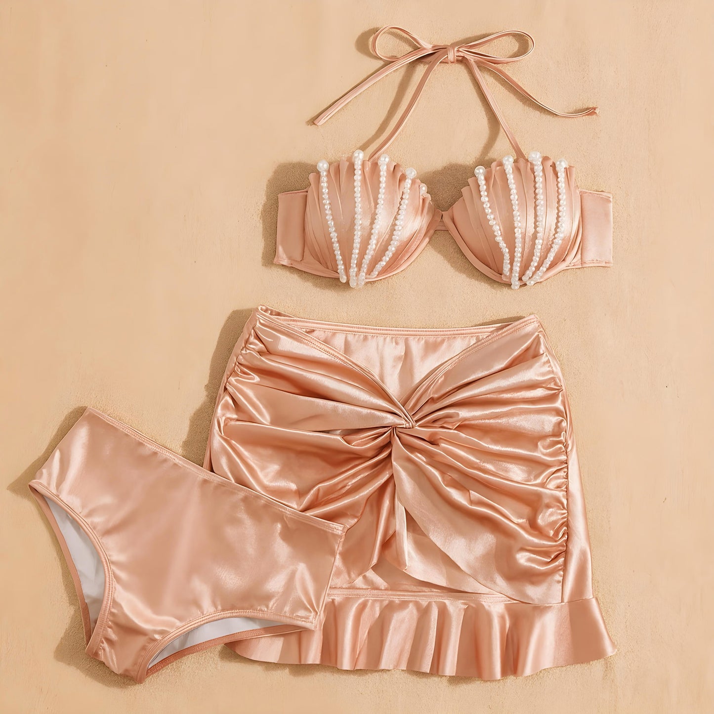 Mermaid Shell Pearl Bikini Set