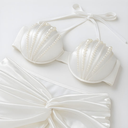 Mermaid Shell Pearl Bikini Set