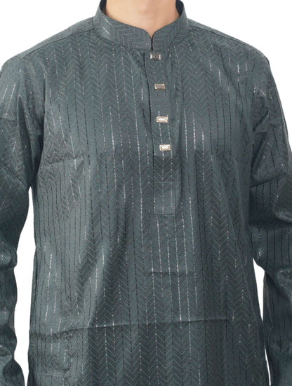 Green Limited Edition Eid Panjabi Premium Quality
