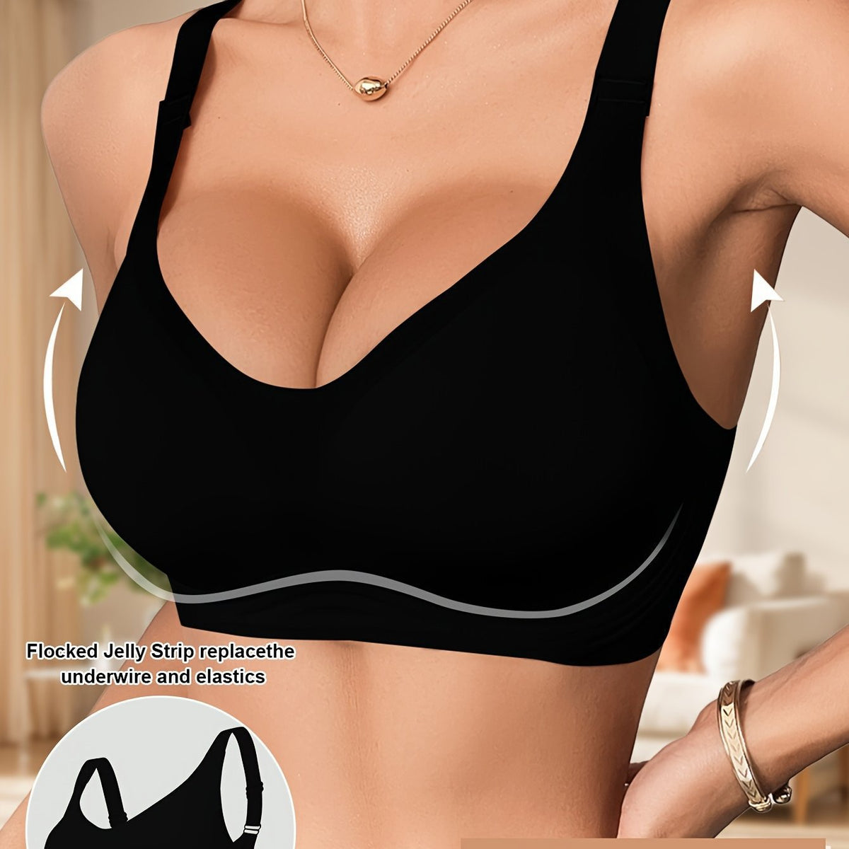 Wireless Seamless Plus Size Sports/Regular  Bra for Women