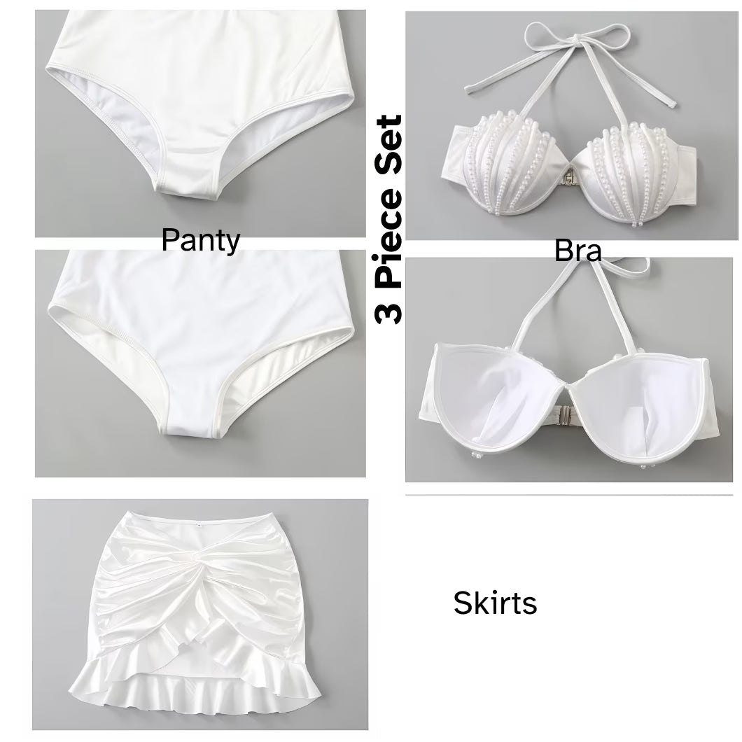 Mermaid Shell Pearl Bikini Set