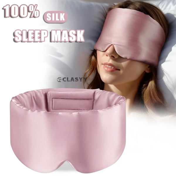 Mulberry Silk Eye Mask for Men and Women, Sleep, Office, Travel, Lunch Break