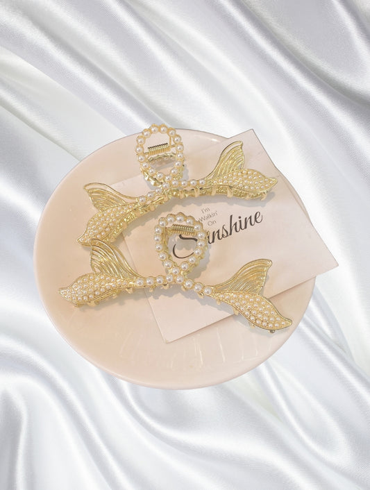 Metal Hair Clip Pisces Tail