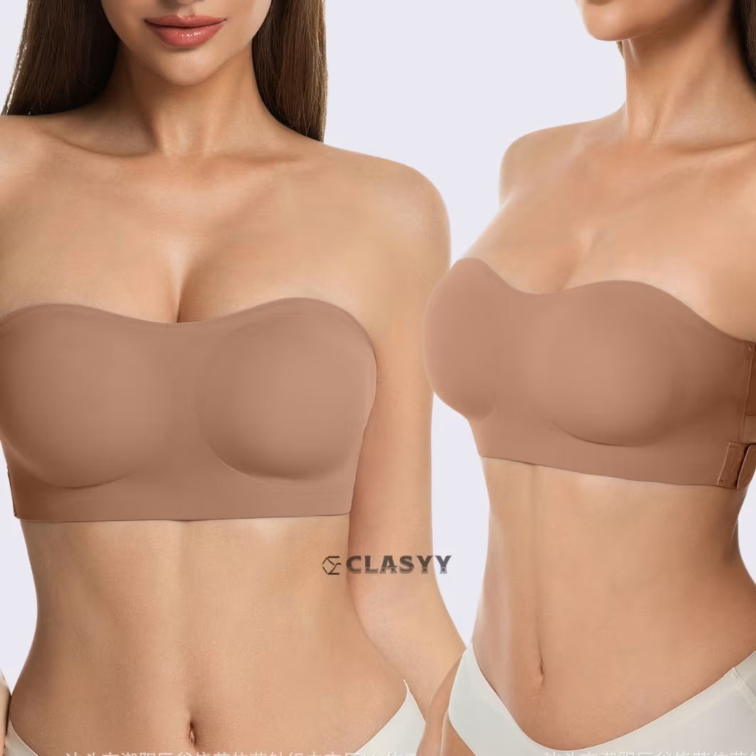 Strapless Women’s Bra with Side Buckle – Sexy, Secure & Comfortable