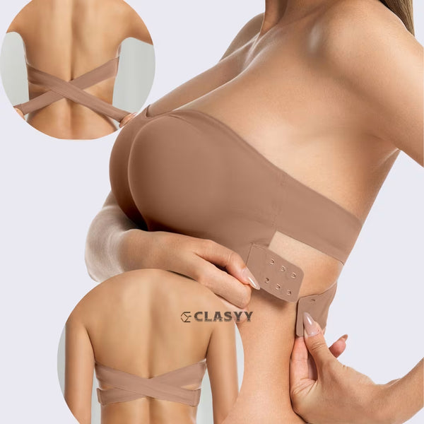 Strapless Women’s Bra with Side Buckle – Sexy, Secure & Comfortable