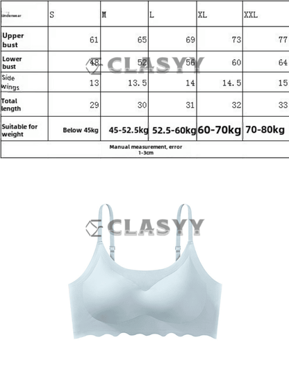 Combo: 4 Color Seamless Ice Silk Upper Support, Back Wrapped & Comfortable Push Up Bra Anti-Sagging