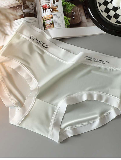 Skin-friendly Girl's Ice Silk Underwear Sweet and Comfortable Simple | Underwear for Women