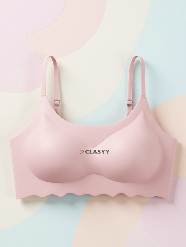 Seamless Ice Silk Upper Support, Back Wrapped & Comfortable Push Up Bra Anti-Sagging