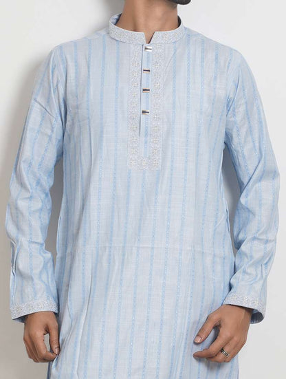 Limited Edition Eid Panjabi Premium Quality - Light blue