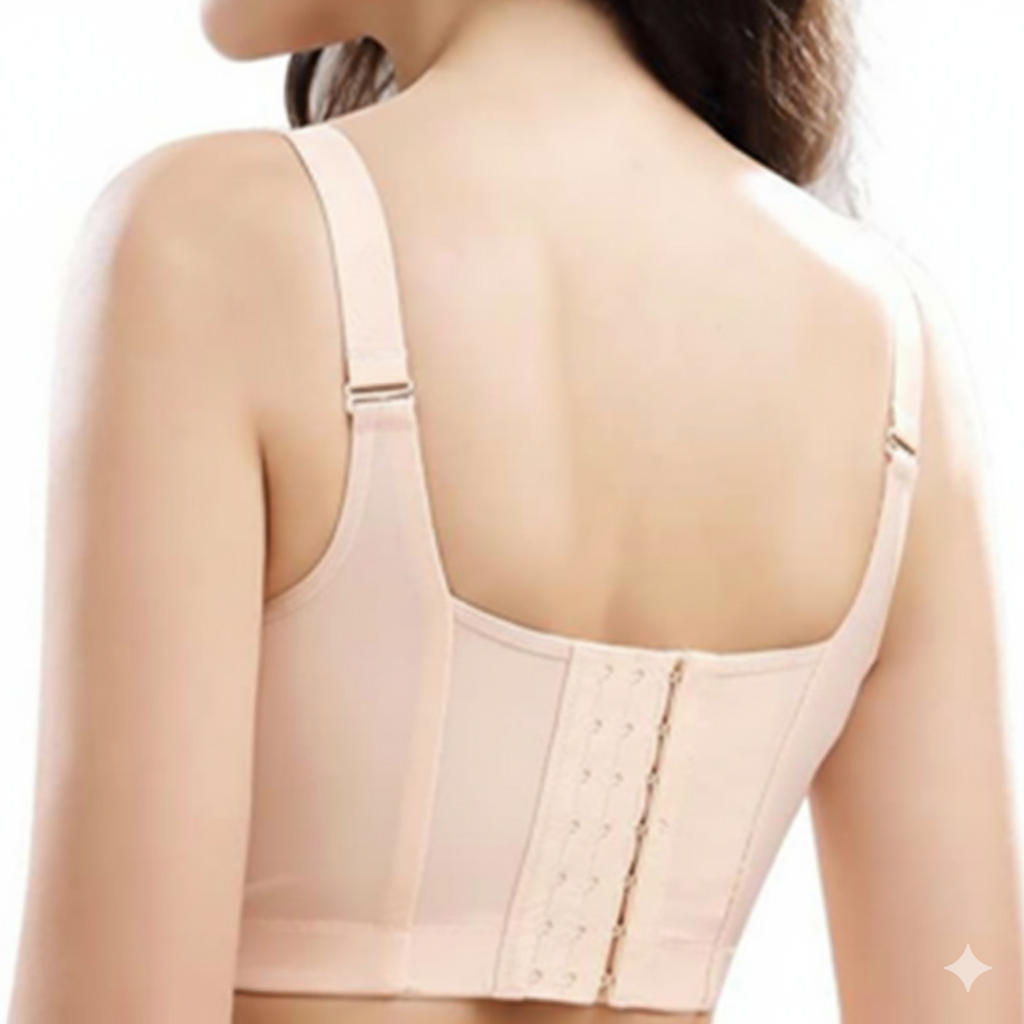 Women's Plus Size 3/4 Cup Push Up Wireless Bra