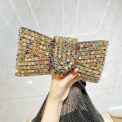 Vintage Diamond Banquet Clutch – Elegant Women’s Evening Handbag