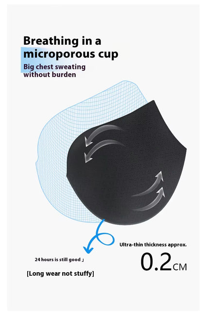 Plus Size Women's Seamless Sexy Bra – Adjustable Straps, Breathable & Side-Gather Enhancing