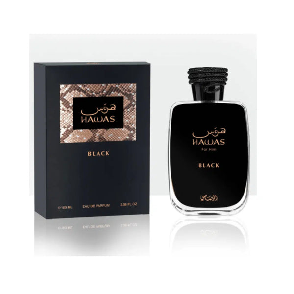 Rasasi Hawas Black for Men – 100% Original