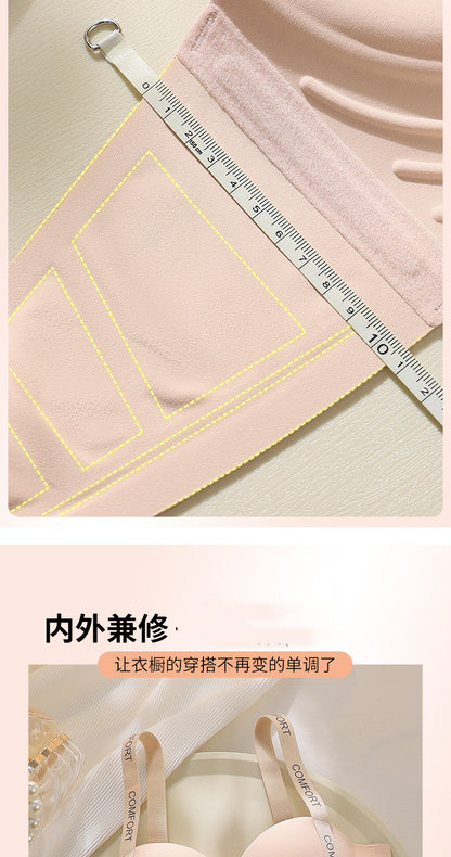 Half-Cup Push-Up Bra – For Small Breasts, Wireless & Anti-Sag Design