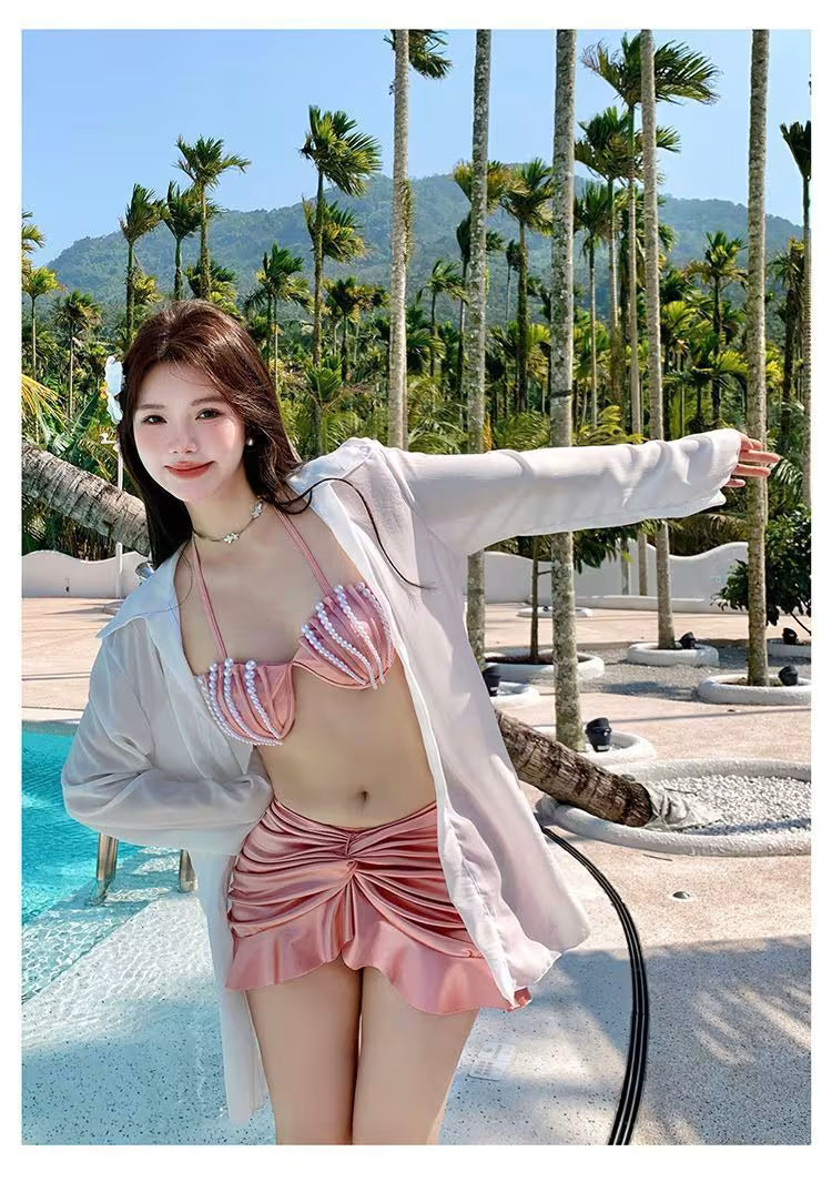 Mermaid Shell Pearl Bikini Set