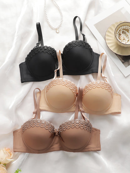 French Style Smooth Support Bra – Elegant Fit, Powerful Support ✨