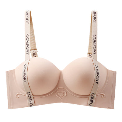 Half-Cup Push-Up Bra – For Small Breasts, Wireless & Anti-Sag Design