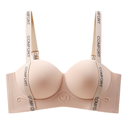 Half-Cup Push-Up Bra – For Small Breasts, Wireless & Anti-Sag Design