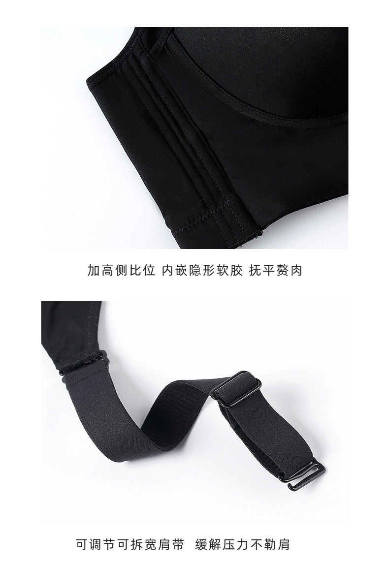 Women's Plus Size 3/4 Cup Push Up Wireless Bra