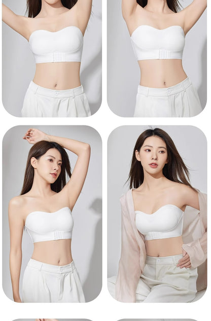 Strapless Bra for Women – Non-Slip, Invisible, Thin, Anti-Walking Beauty-Back