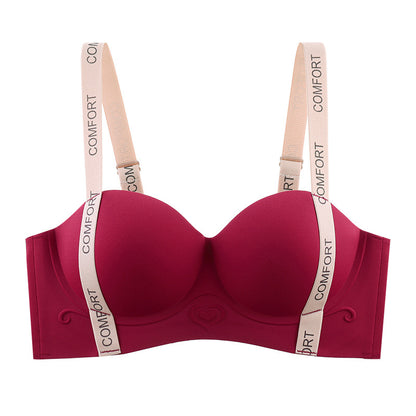 Half-Cup Push-Up Bra – For Small Breasts, Wireless & Anti-Sag Design