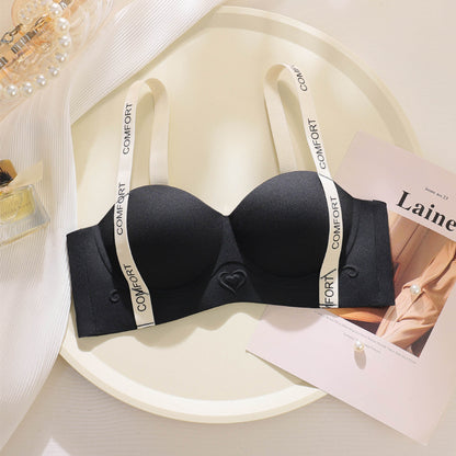 Half-Cup Push-Up Bra – For Small Breasts, Wireless & Anti-Sag Design